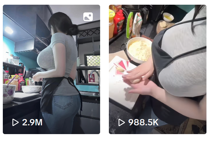 Pi Tiên's Kitchen Photos Go Viral with Millions of Views 6 Pi Tiên sharing baking moments