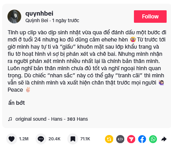 Quỳnh Bei natural beauty