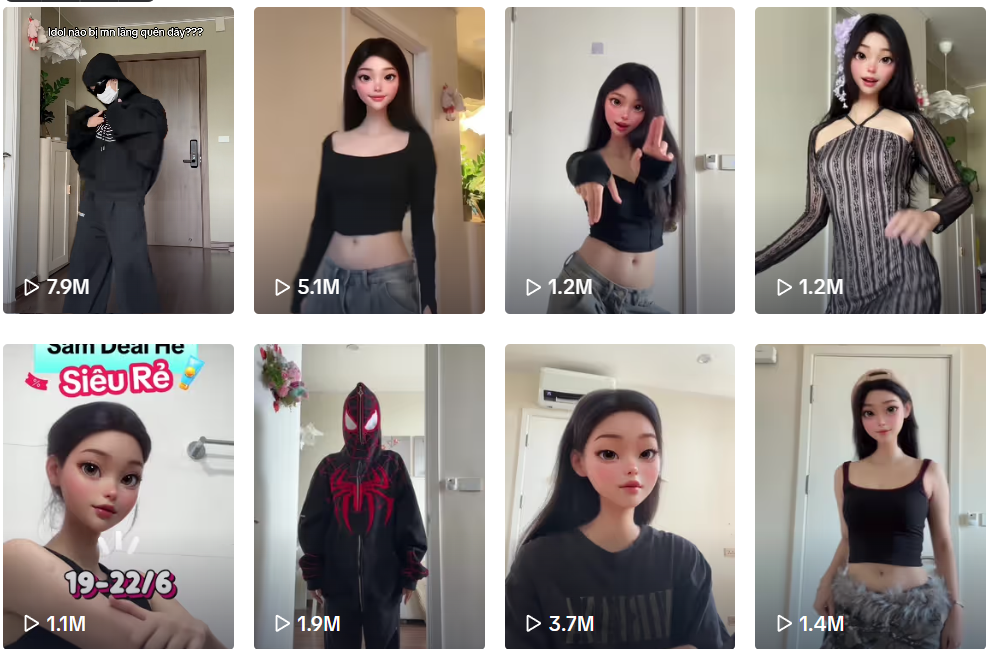 Quỳnh Bei TikTok mask