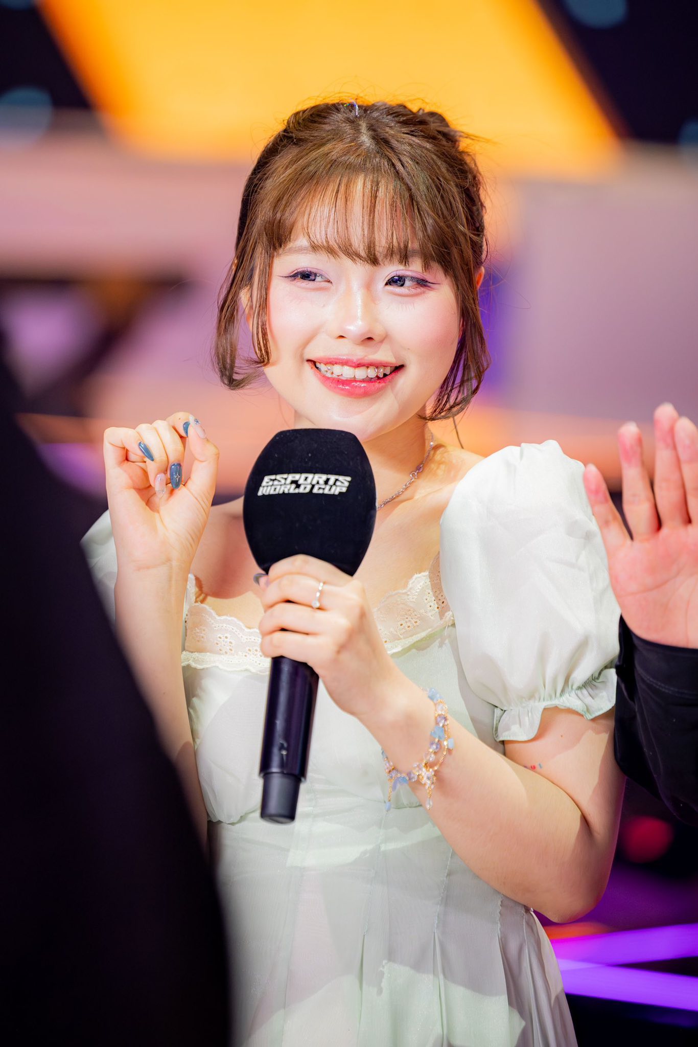 Free Fire MC Yoonsul Claps Back at Pregnancy Rumors 1 Yoonsul smiling at an event
