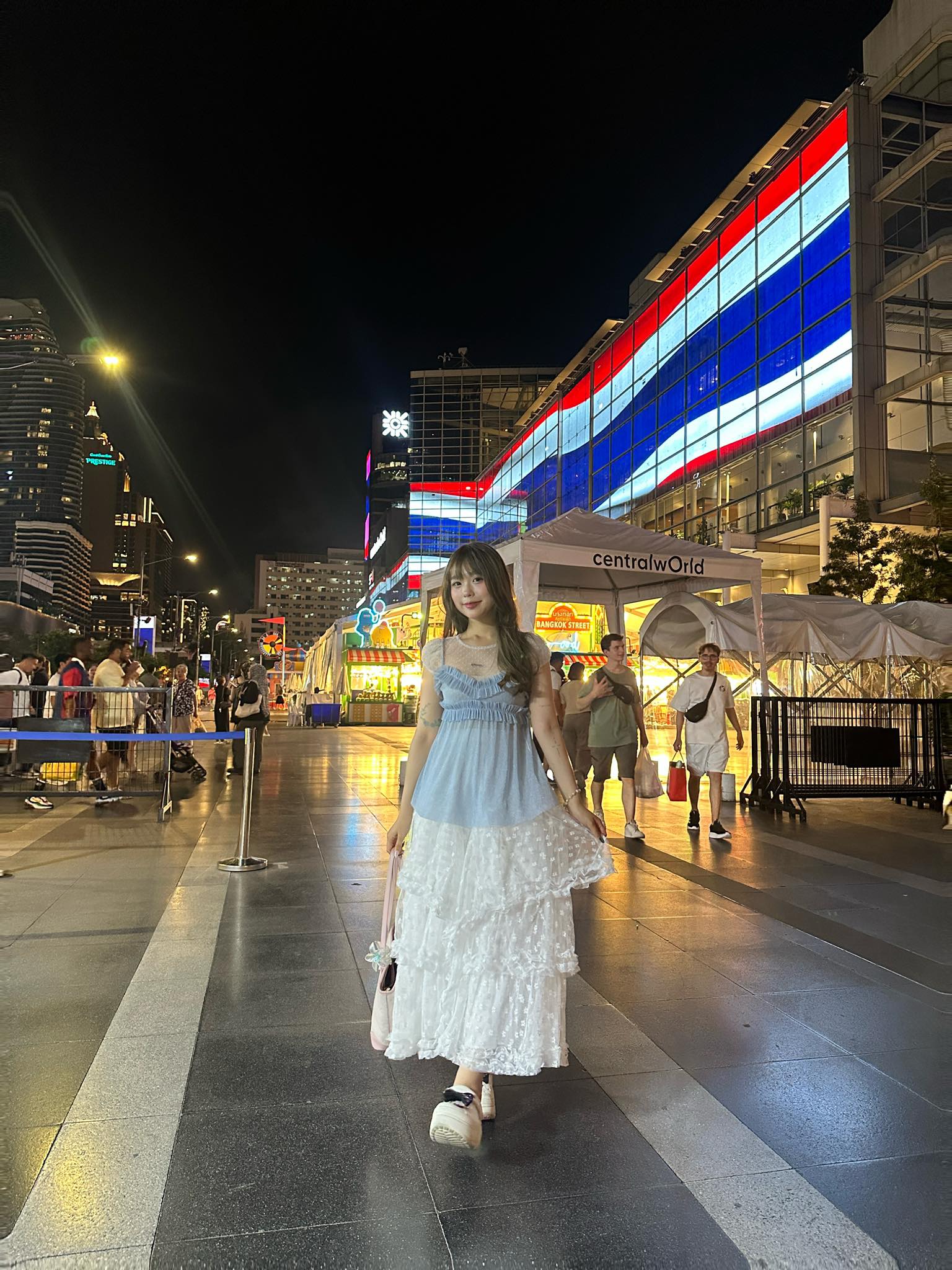 Free Fire MC Yoonsul Claps Back at Pregnancy Rumors 8 Yoonsul in a flowy dress