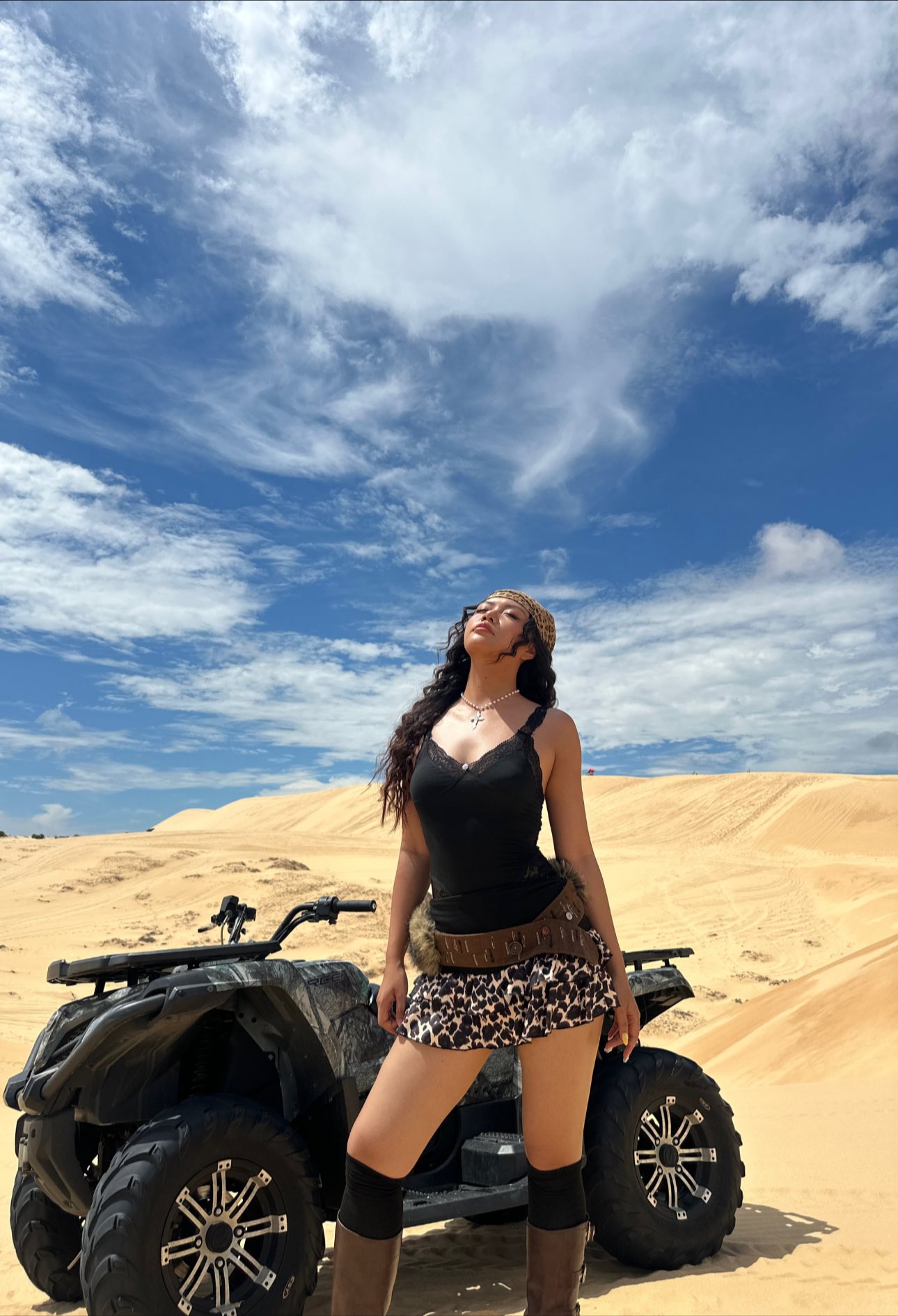 Meet the Stunning Parade Goddess Turning Heads Online 6 Ngo Lam Phuong posing confidently in casual clothes