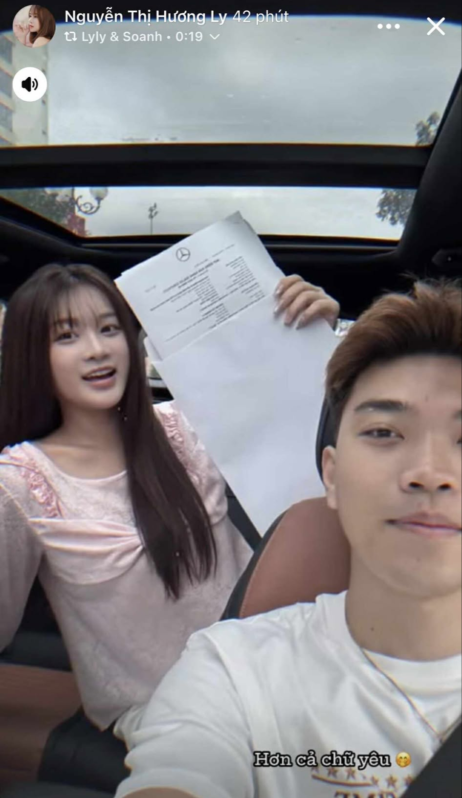 Lyly Sury Shows Off Billion-Dollar Car Gift from Boyfriend 3 Lyly Sury and boyfriend