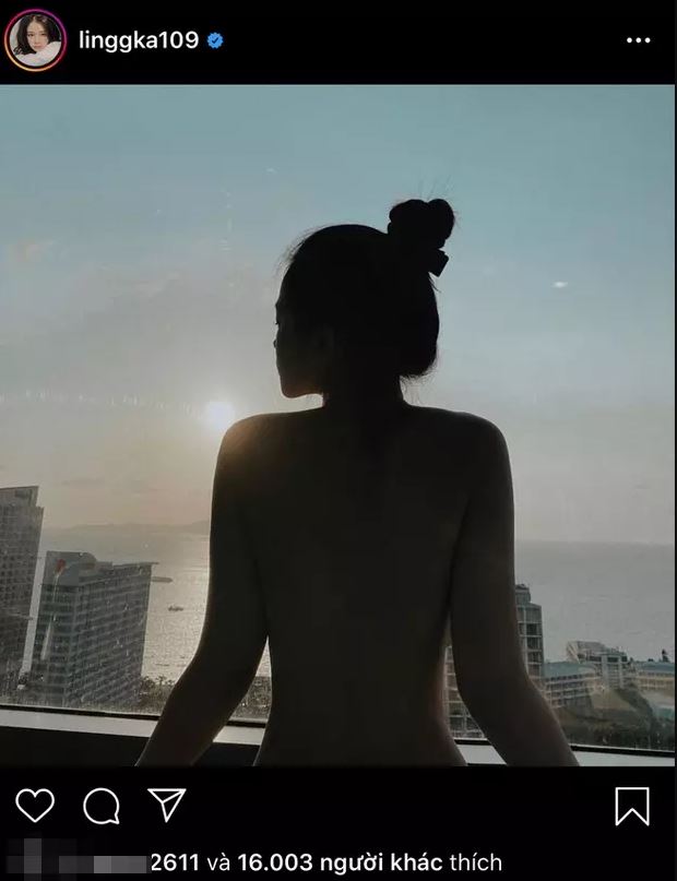Linh Ka posing elegantly