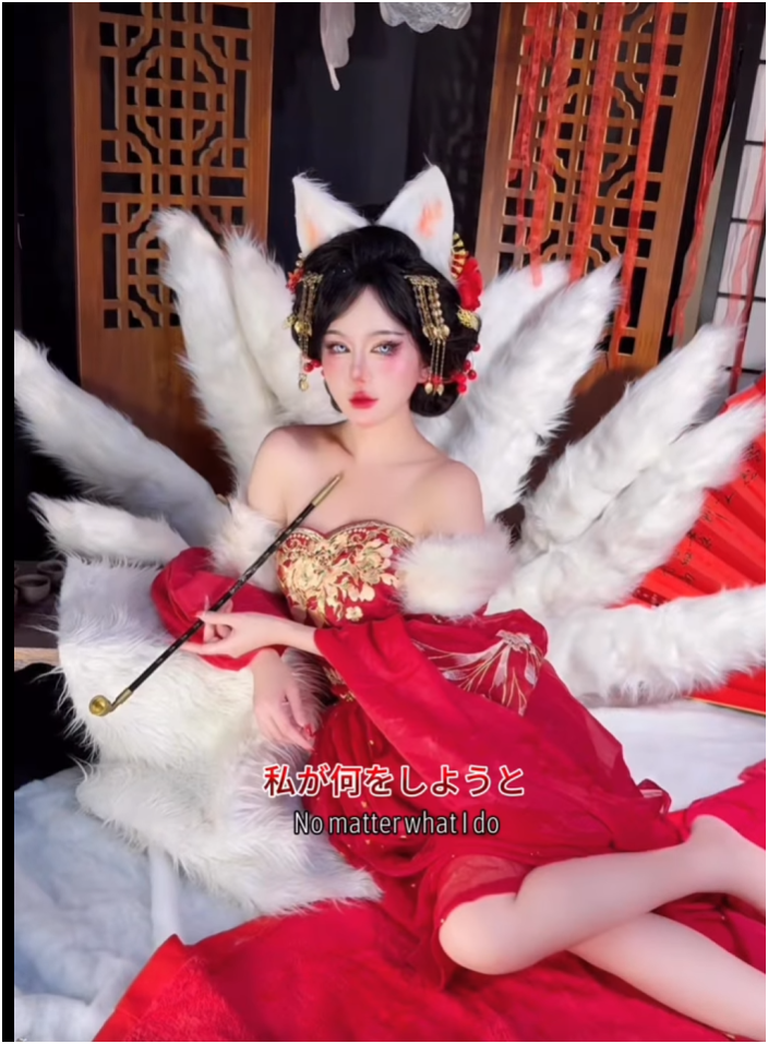 Phan Hoàng Thiên Thy’s Stunning Ahri Cosplay Wows Fans 8 Phan Hoàng Thiên Thy Ahri cosplay detailed shot