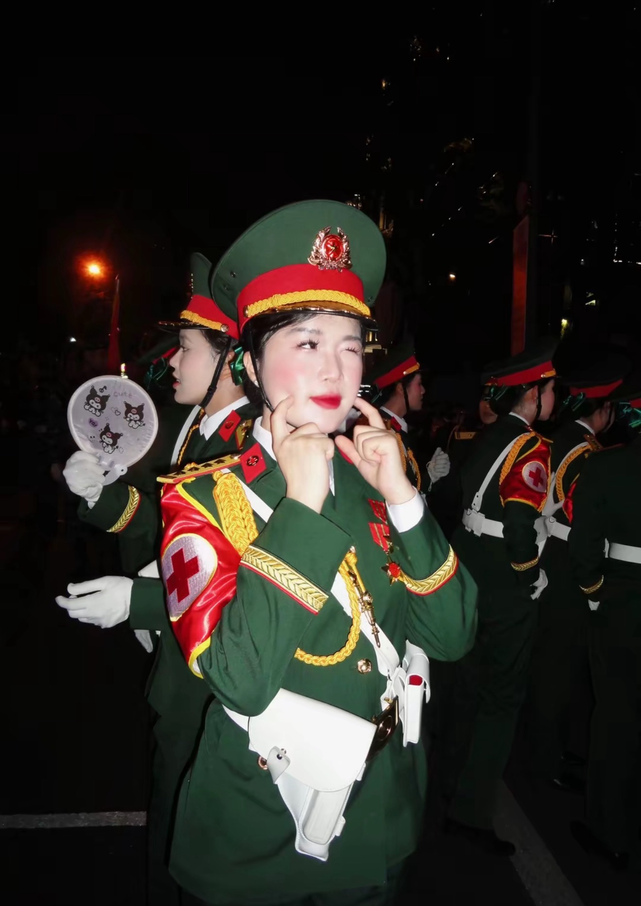 Quỳnh Nguyễn at military event