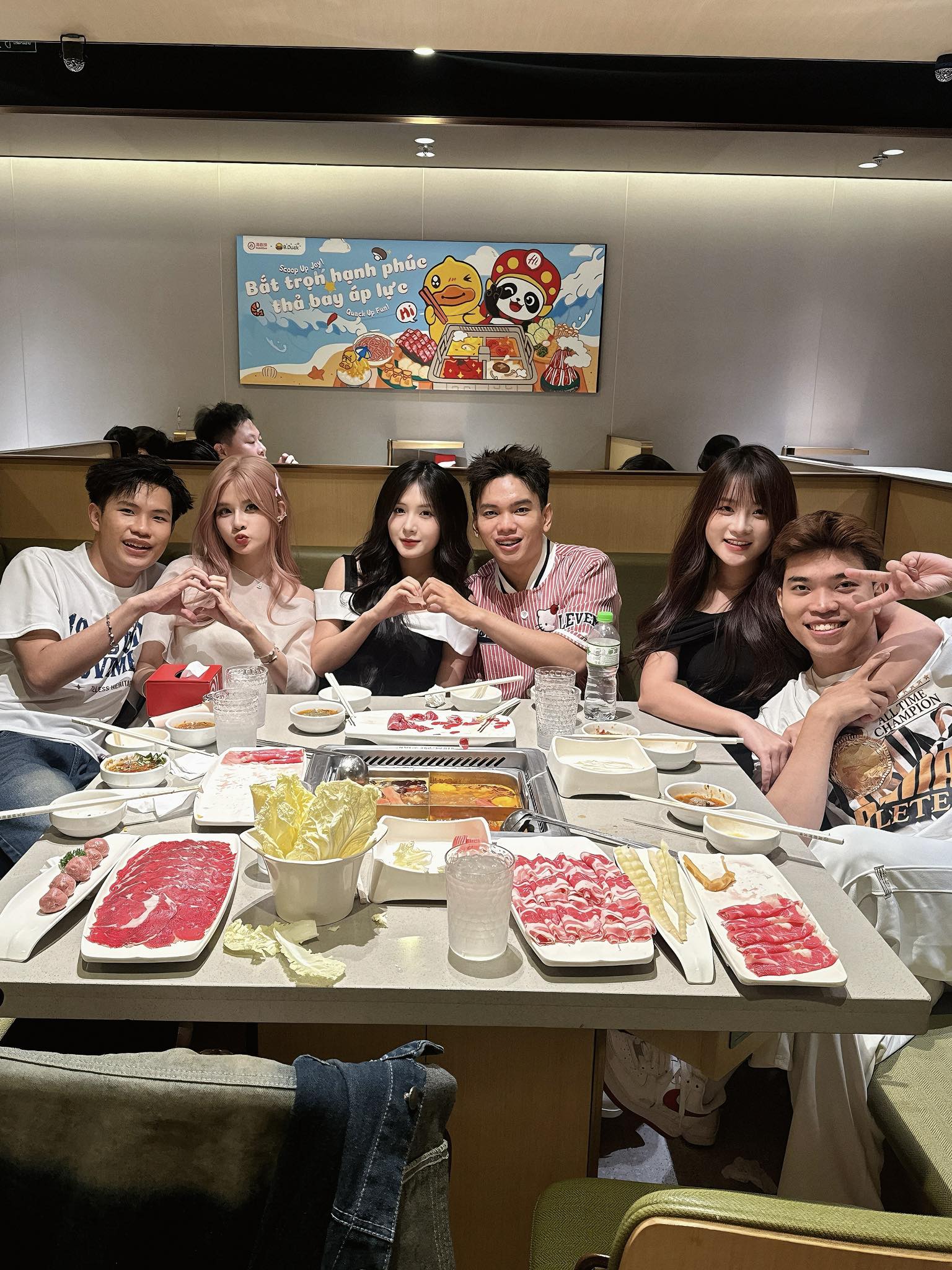 Lyly Sury and friends group outing