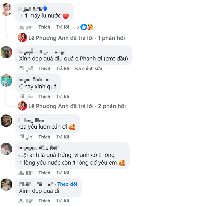 Lê Phương Anh Stuns Fans with Elegant Ao Dai Look 9 Fan reactions to Lê Phương Anh's new look