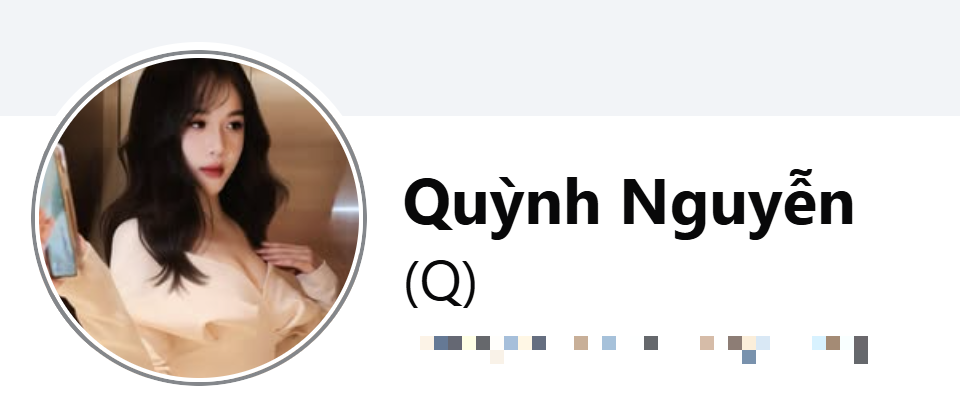 Screenshot of Quỳnh Nguyễn's social media
