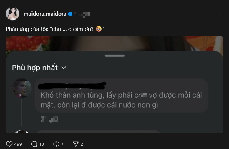 Mai Dora Handles Backlash Over Private Video With Confidence 3 Mai Dora's calm response