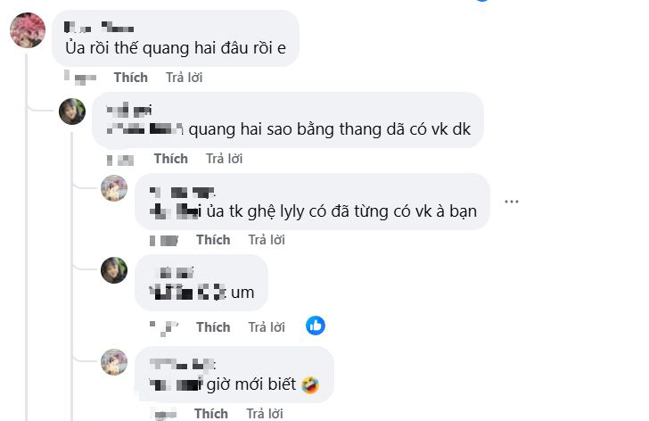 Comments comparing current and ex-boyfriend