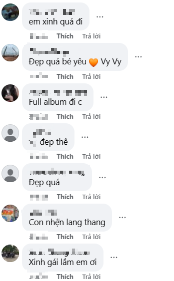 Fan comments praising Vy Vy's cosplay