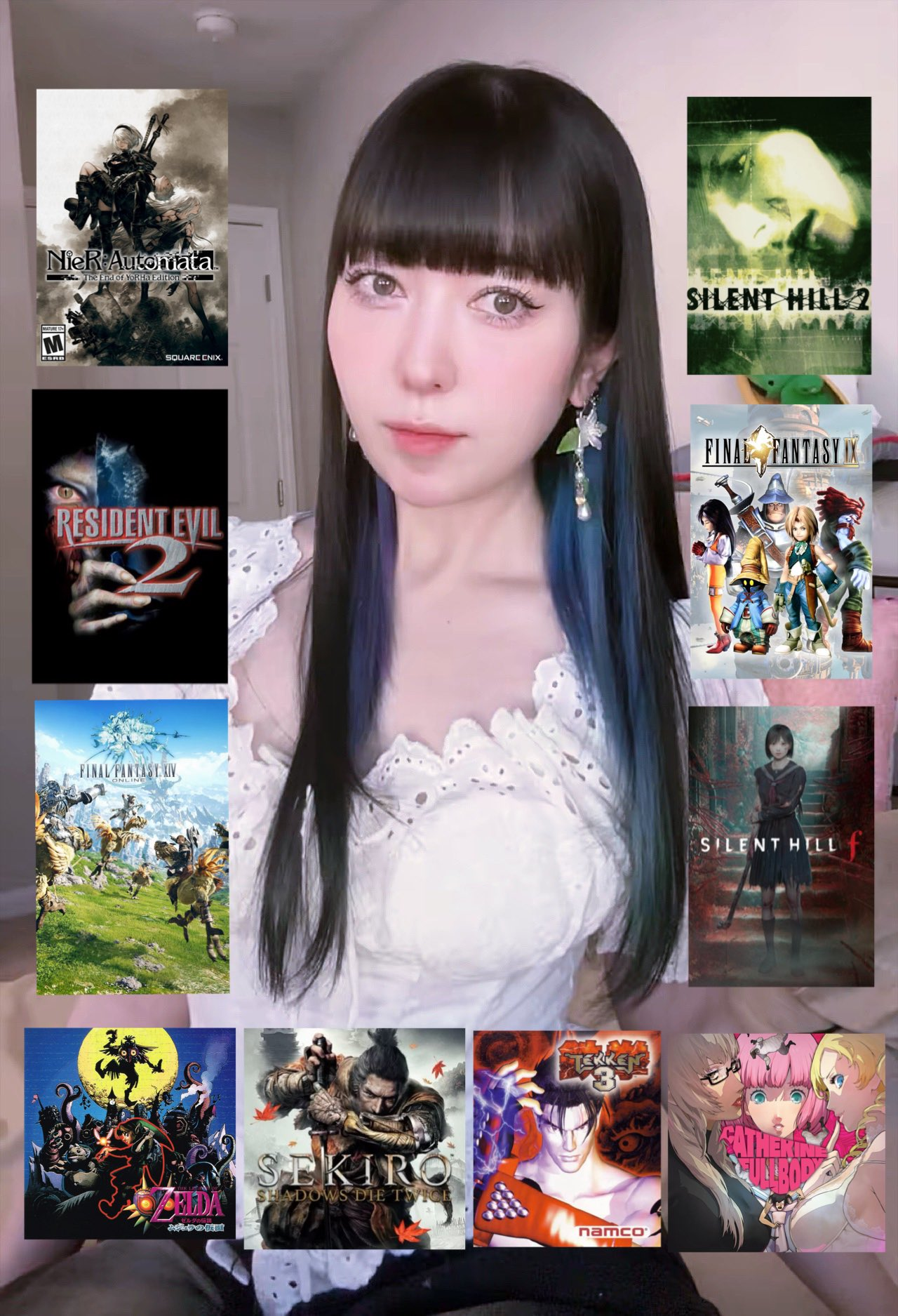 Hot girl cosplay and games