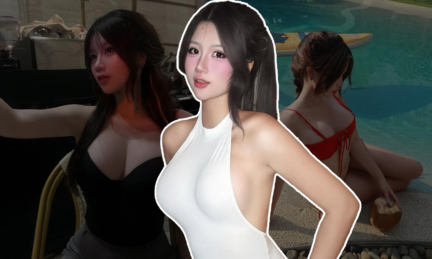 Lâm Phương Tú posing confidently