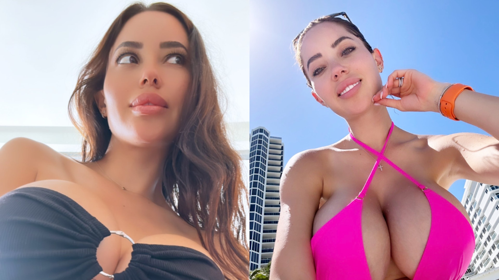 Marisol Yotta in bikini by the pool