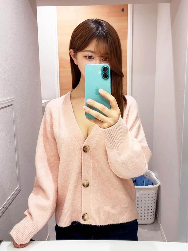 Saki posing confidently