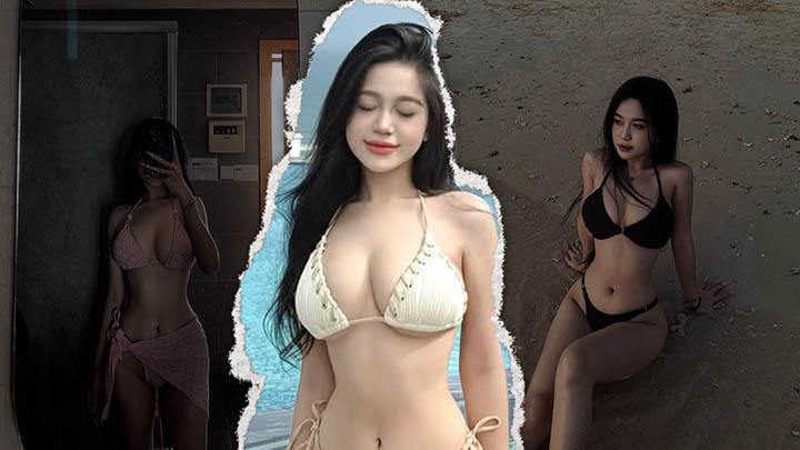 Nhi Uyên Huỳnh posing confidently