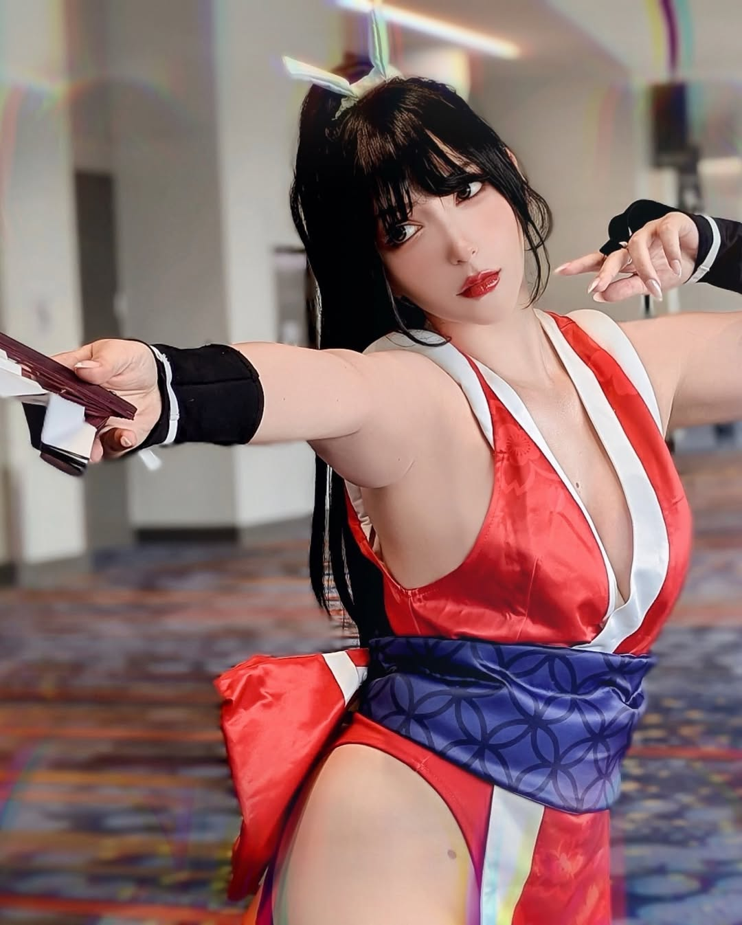 Cosplayer Aruuu modeling for Marvel characters
