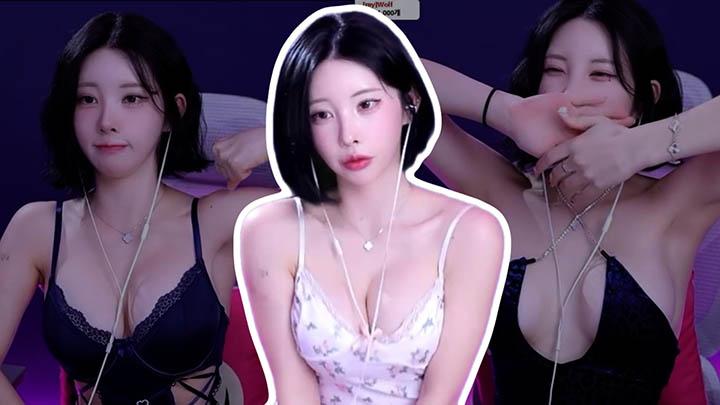Korean streamer Kim Woo-yu sitting in front of the camera