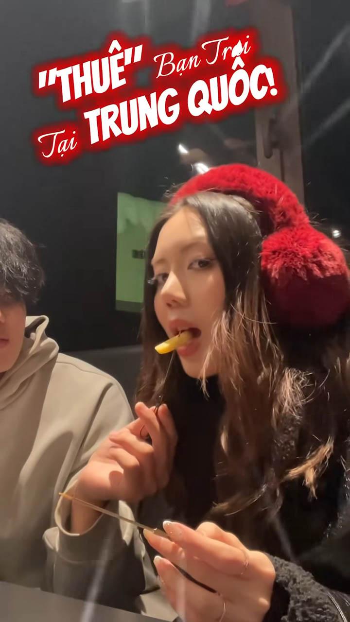 Hanee with rented boyfriend in Qingdao