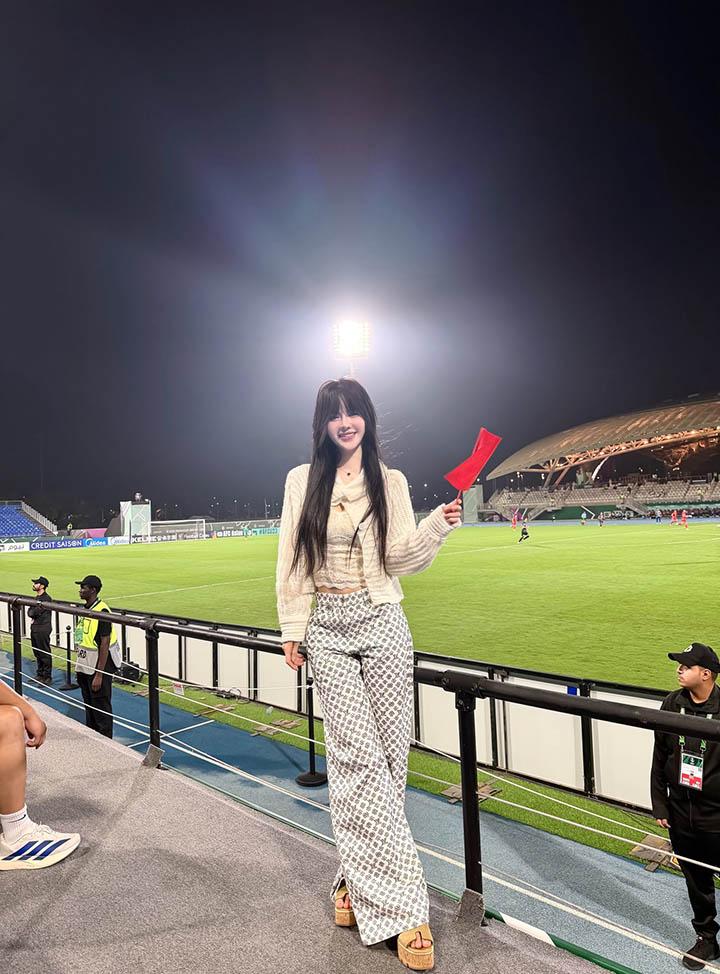 Phuong Khanh Ly at U23 Vietnam vs South Korea match