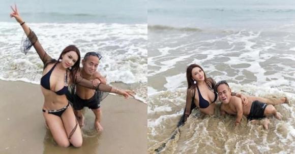 Cung Nguyệt Phi’s Bold Roles and Unusual Love Life 7 Cung Nguyệt Phi and her tall partner
