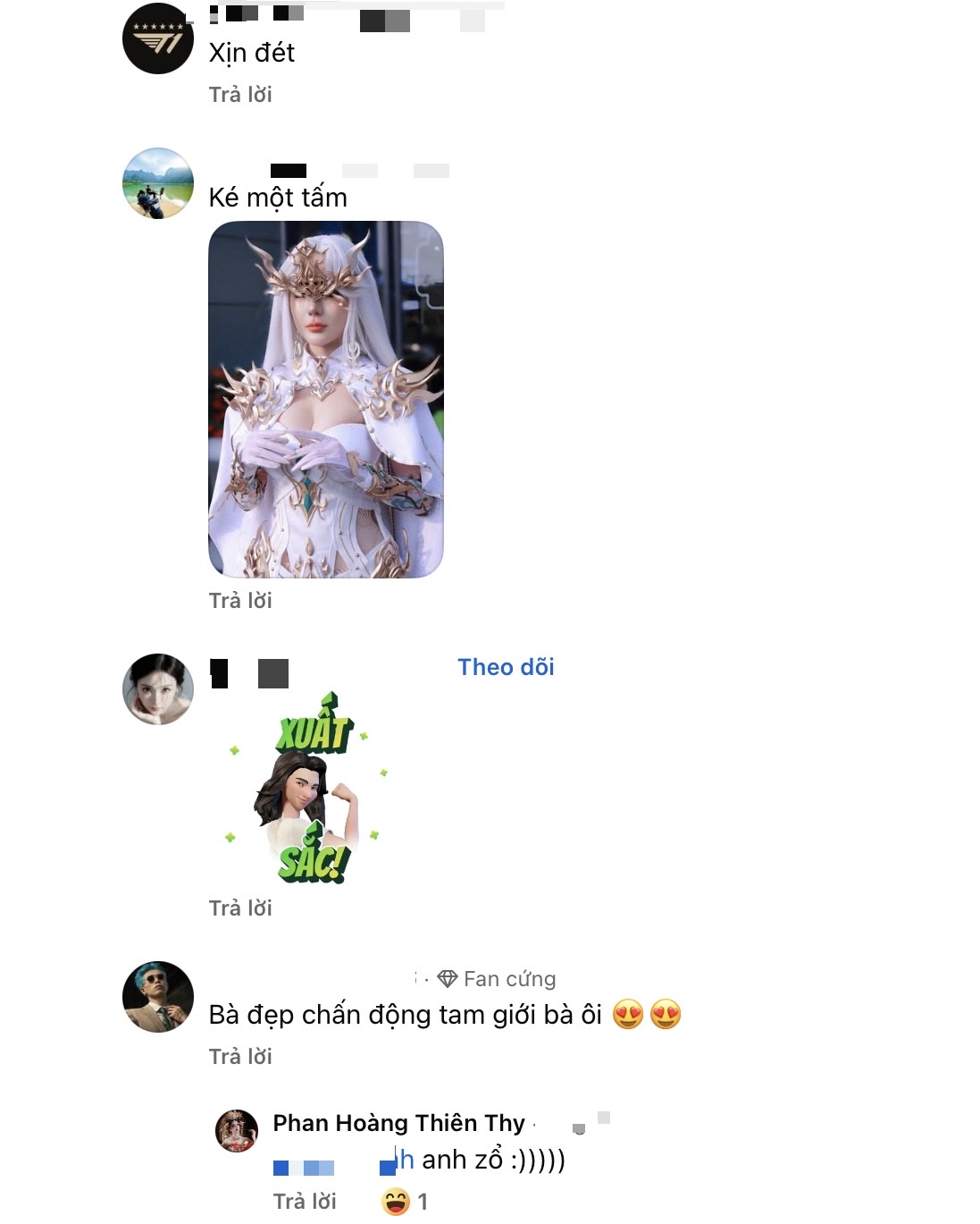 Cosplayer Thiên Thy Wows Fans with Stunning Tru Tiên Look 7 Fans reacting to Thiên Thy's cosplay