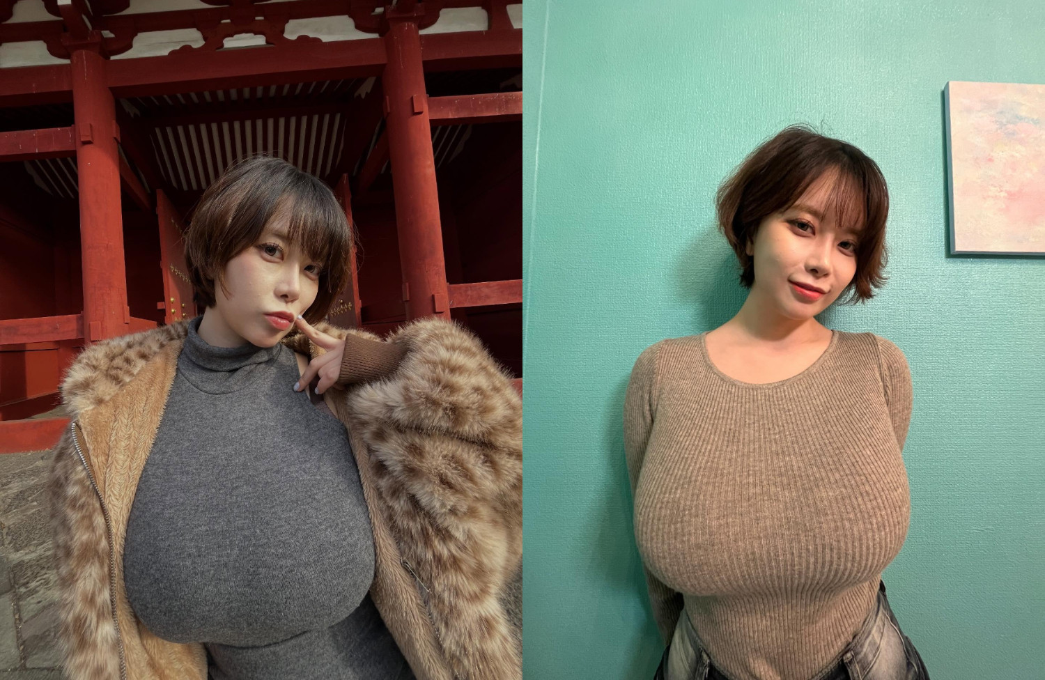 Kanojo in casual streetwear