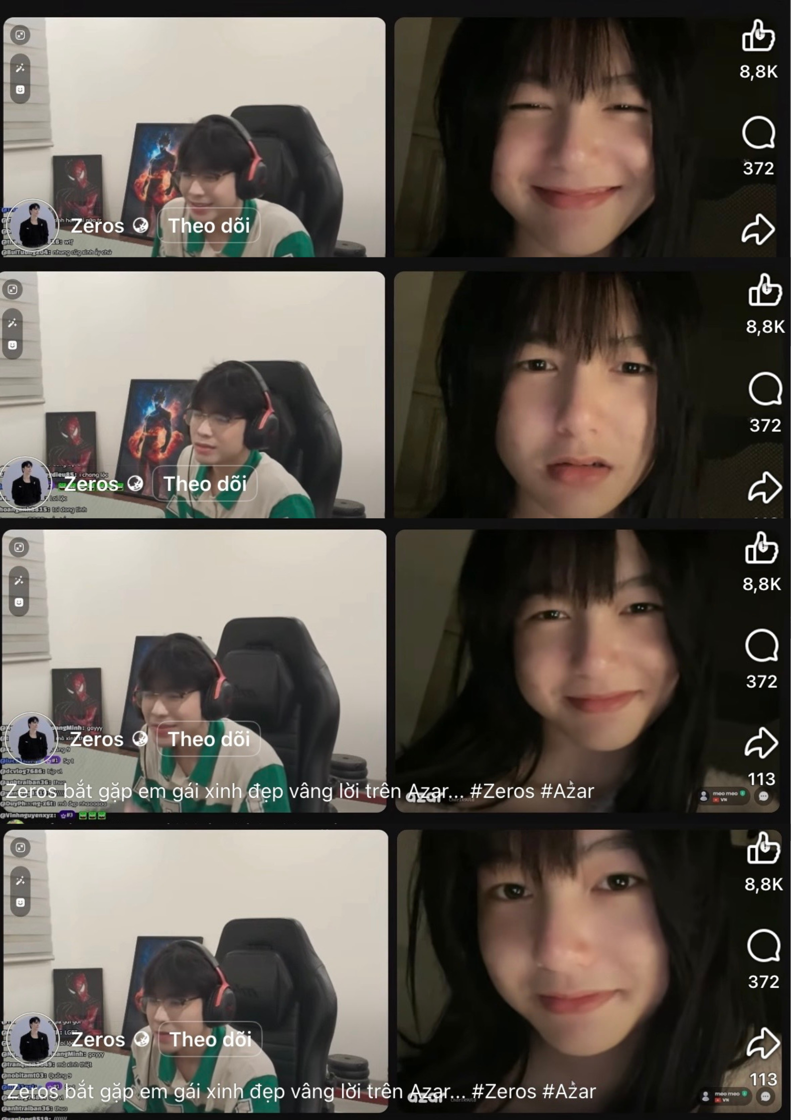 Zeros' Stream Goes Viral with Fan Who Looks Like Sơn Tùng M-TP 1 Fan who looks like female Sơn Tùng M-TP