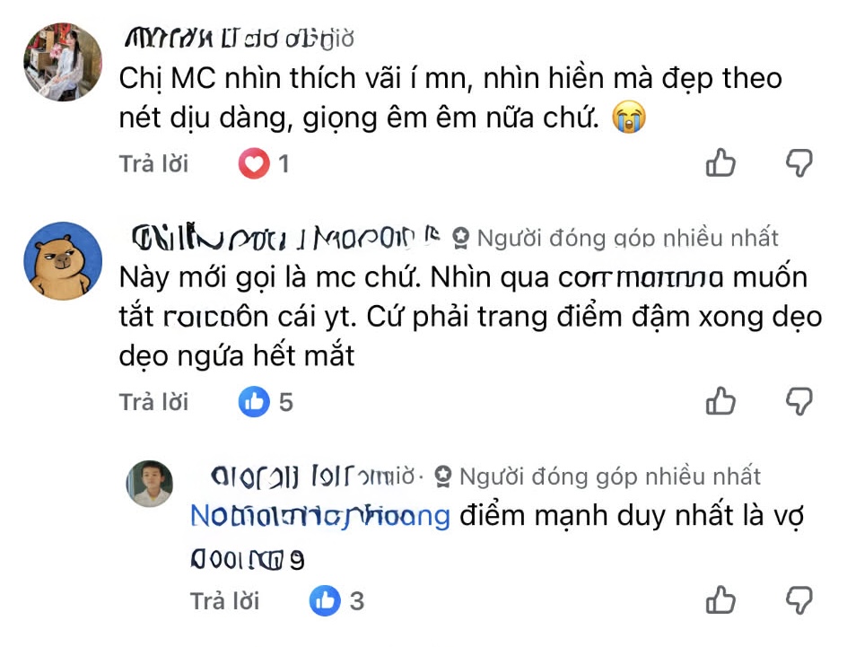Hoài An engaging with fans