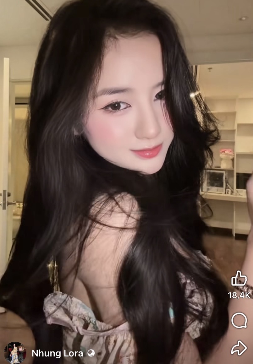 Nhung Lora close-up with natural makeup