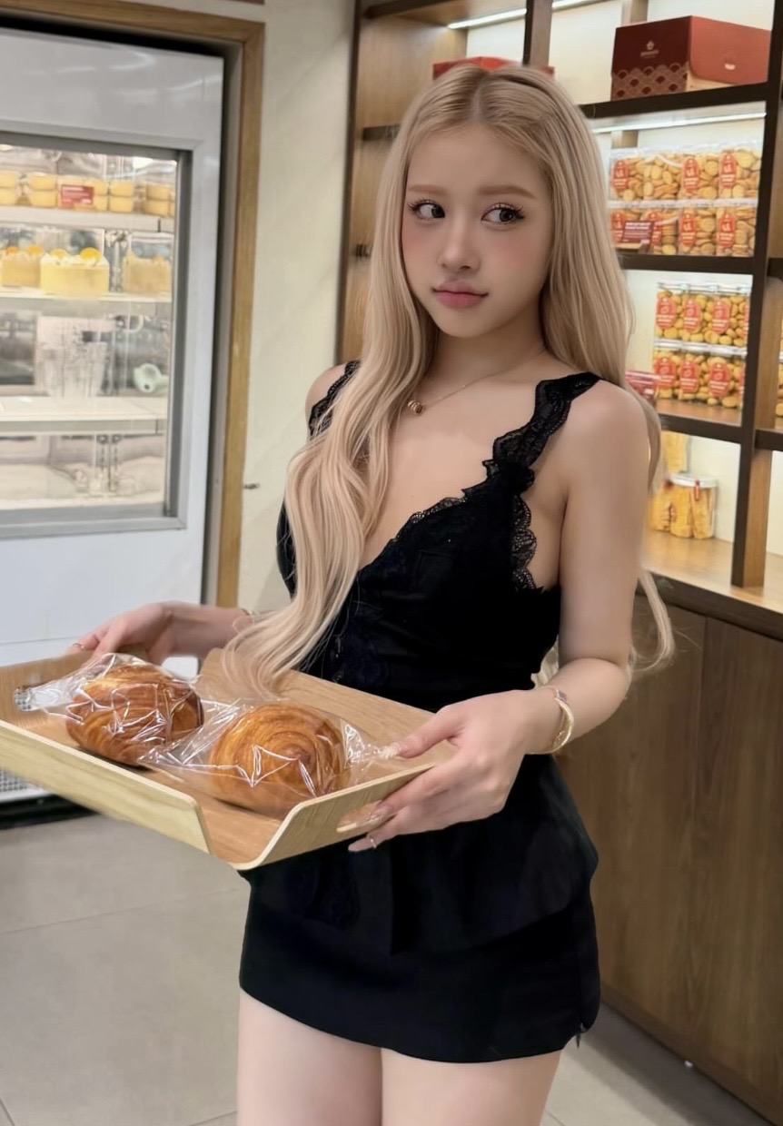 Vietnamese Rosé lookalike in kitchen