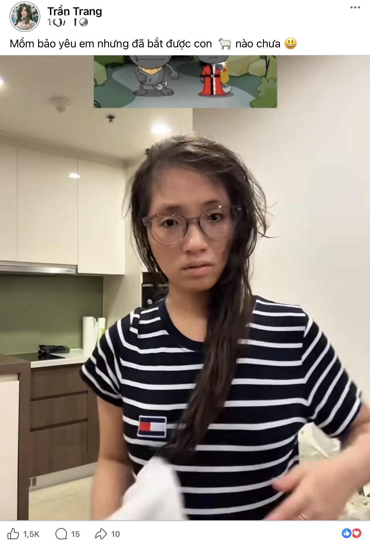 Cosplayer's bare face before makeup