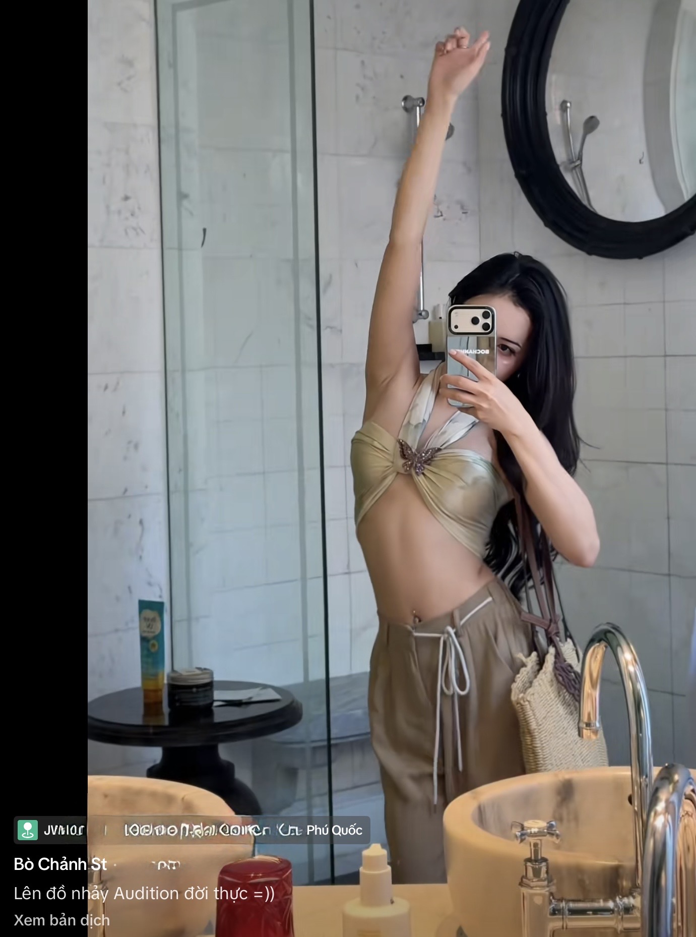Ý Nhi in Audition-inspired outfit
