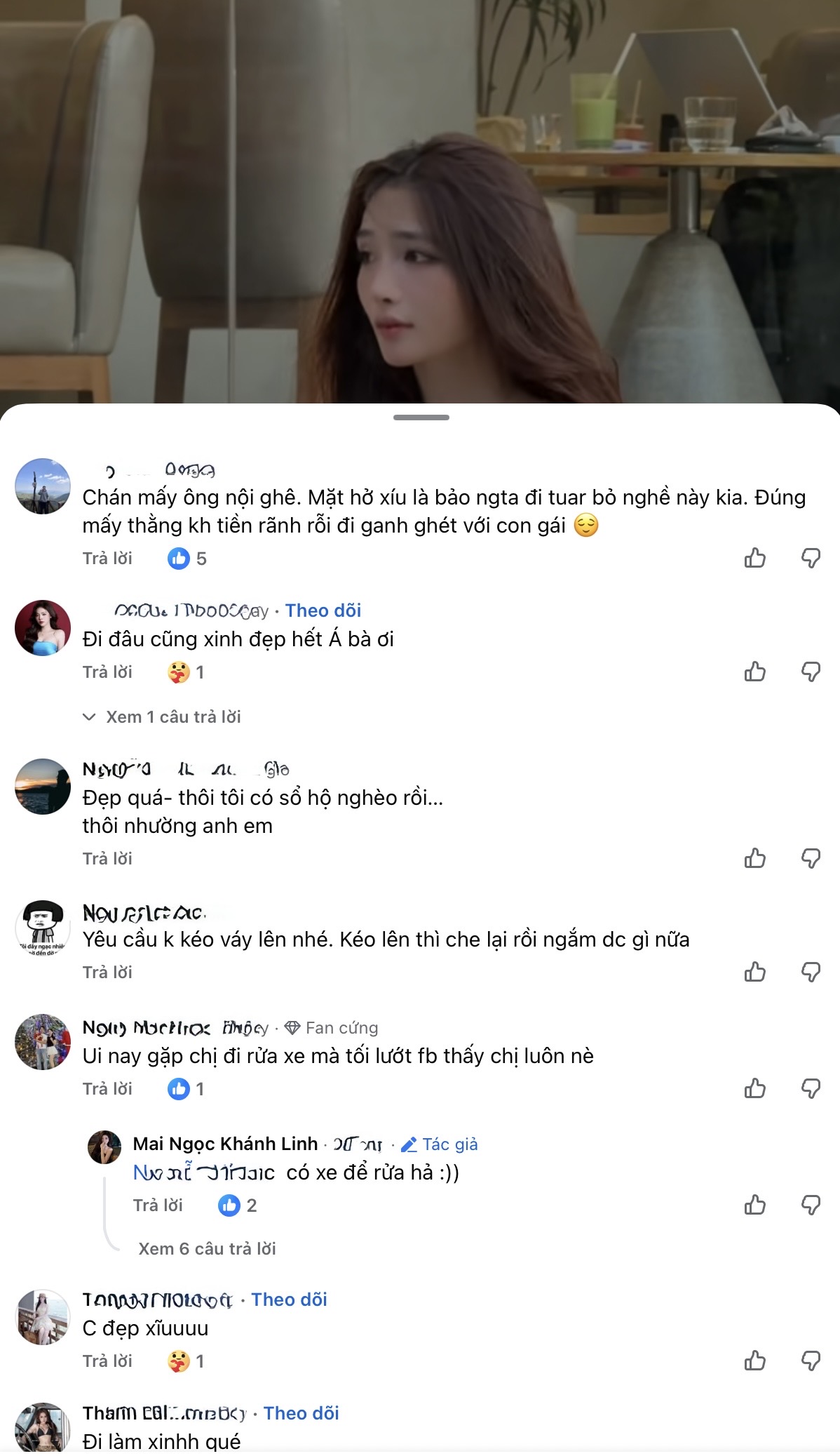Khanh Linh confident reply
