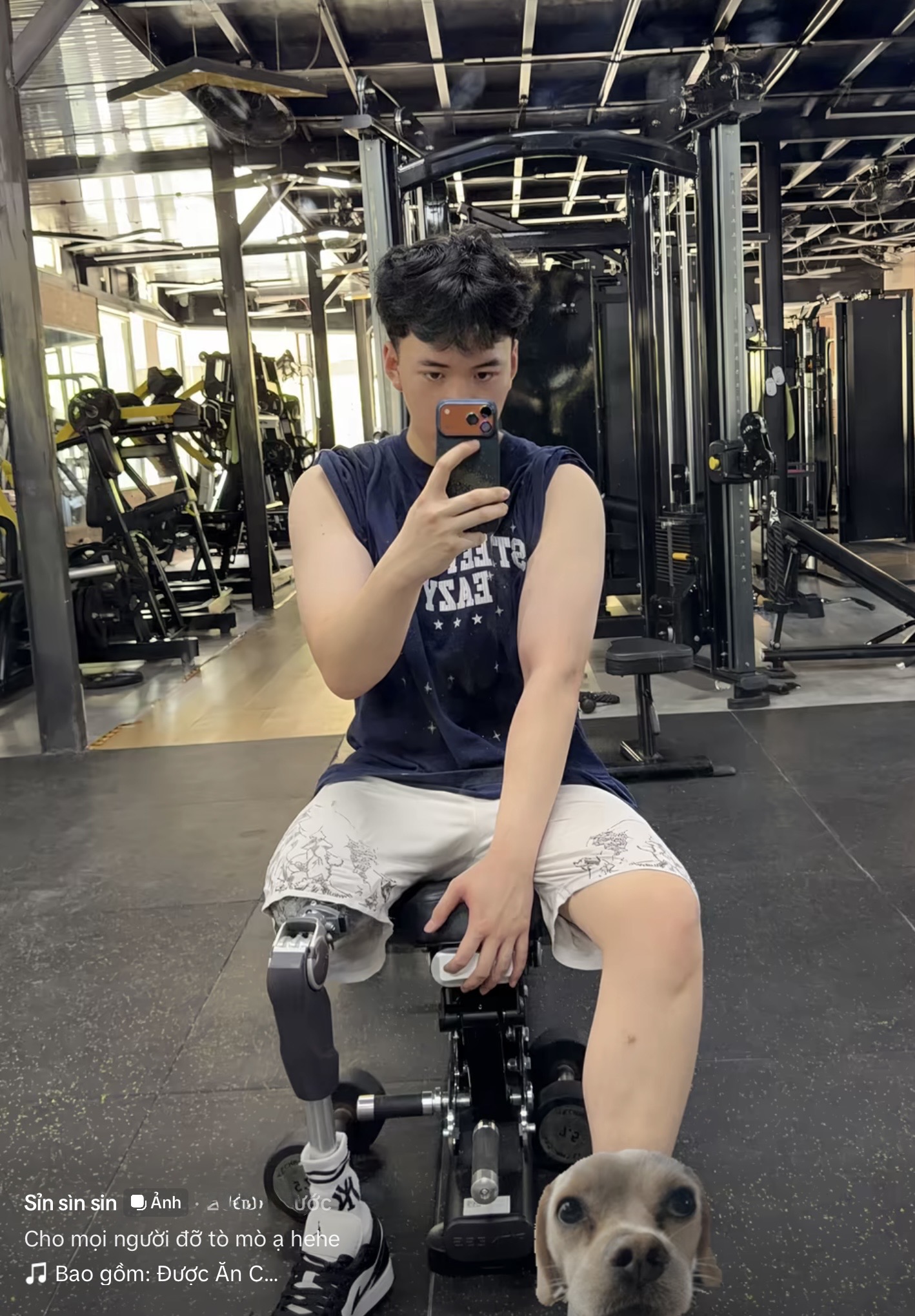 Shin injured leg