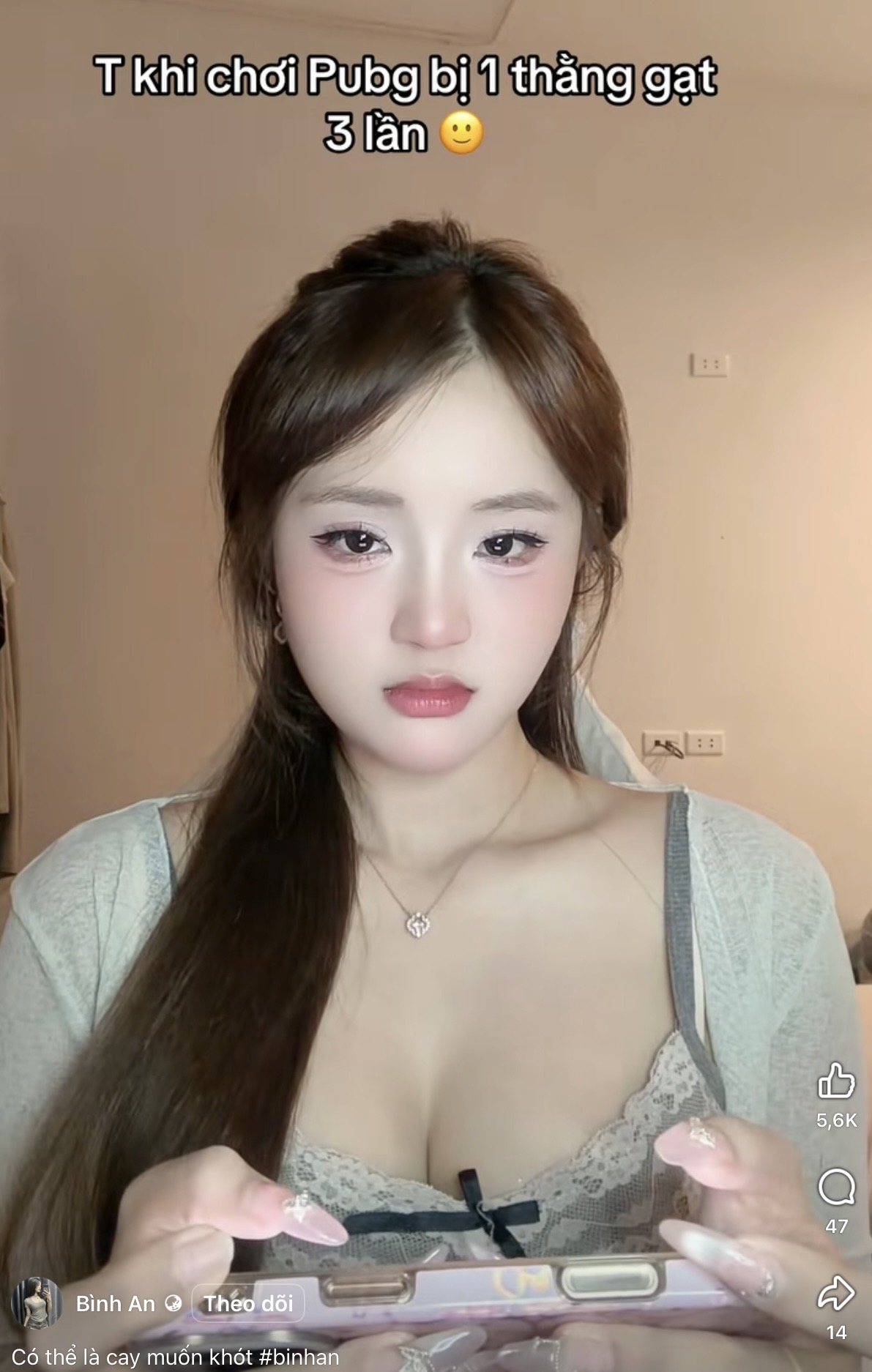Bình An frustrated during PUBG