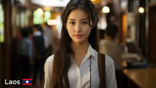 AI European schoolgirl portrait