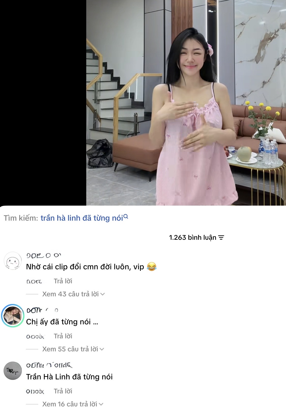 Trần Hà Linh’s New House Tour Sparks Buzz Among Fans 4 Trần Hà Linh smiling in house tour
