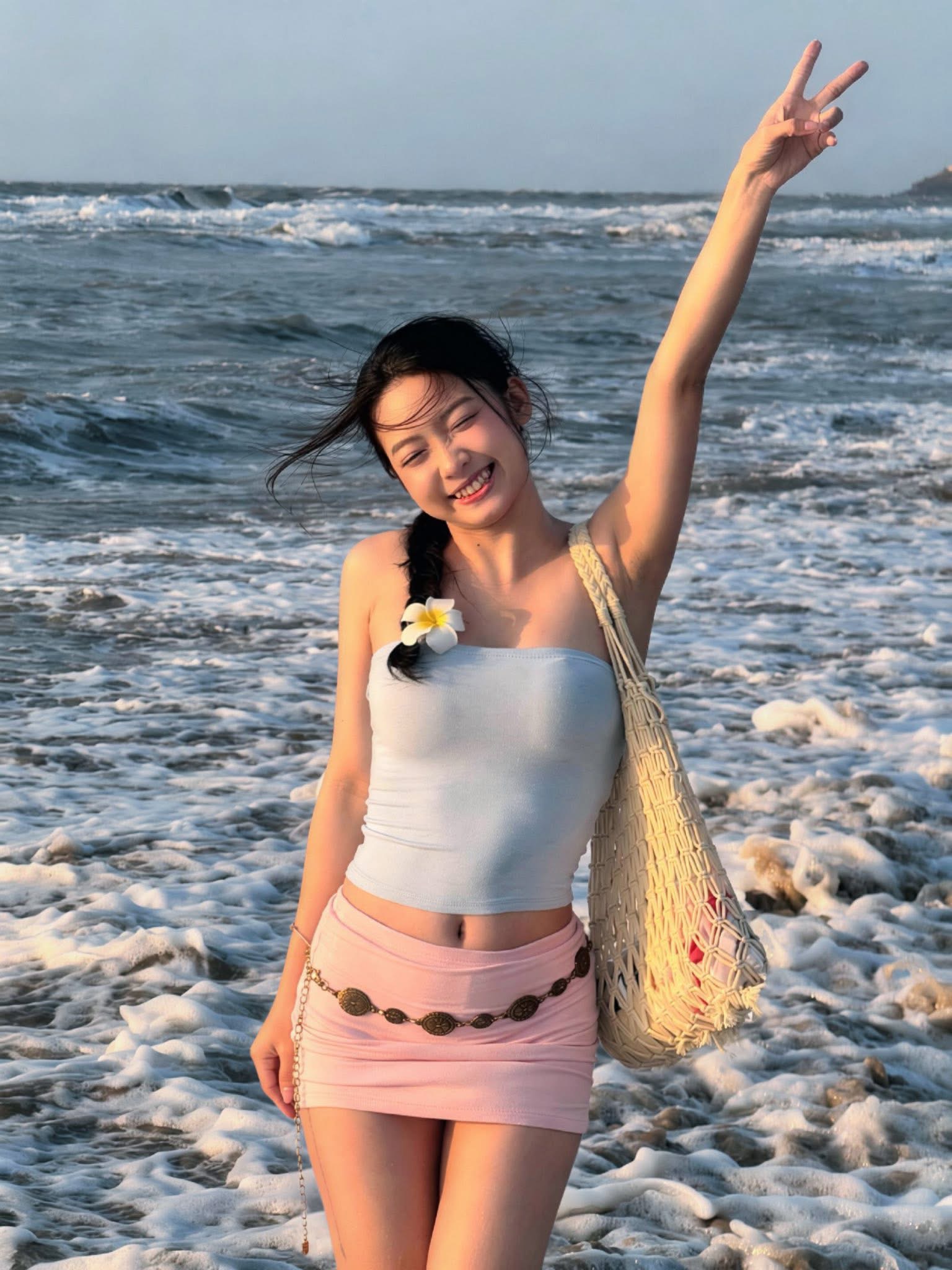 Hà Phi Yến’s Smile Steals the Spotlight Without a Bikini 7 Hà Phi Yến in casual fashion