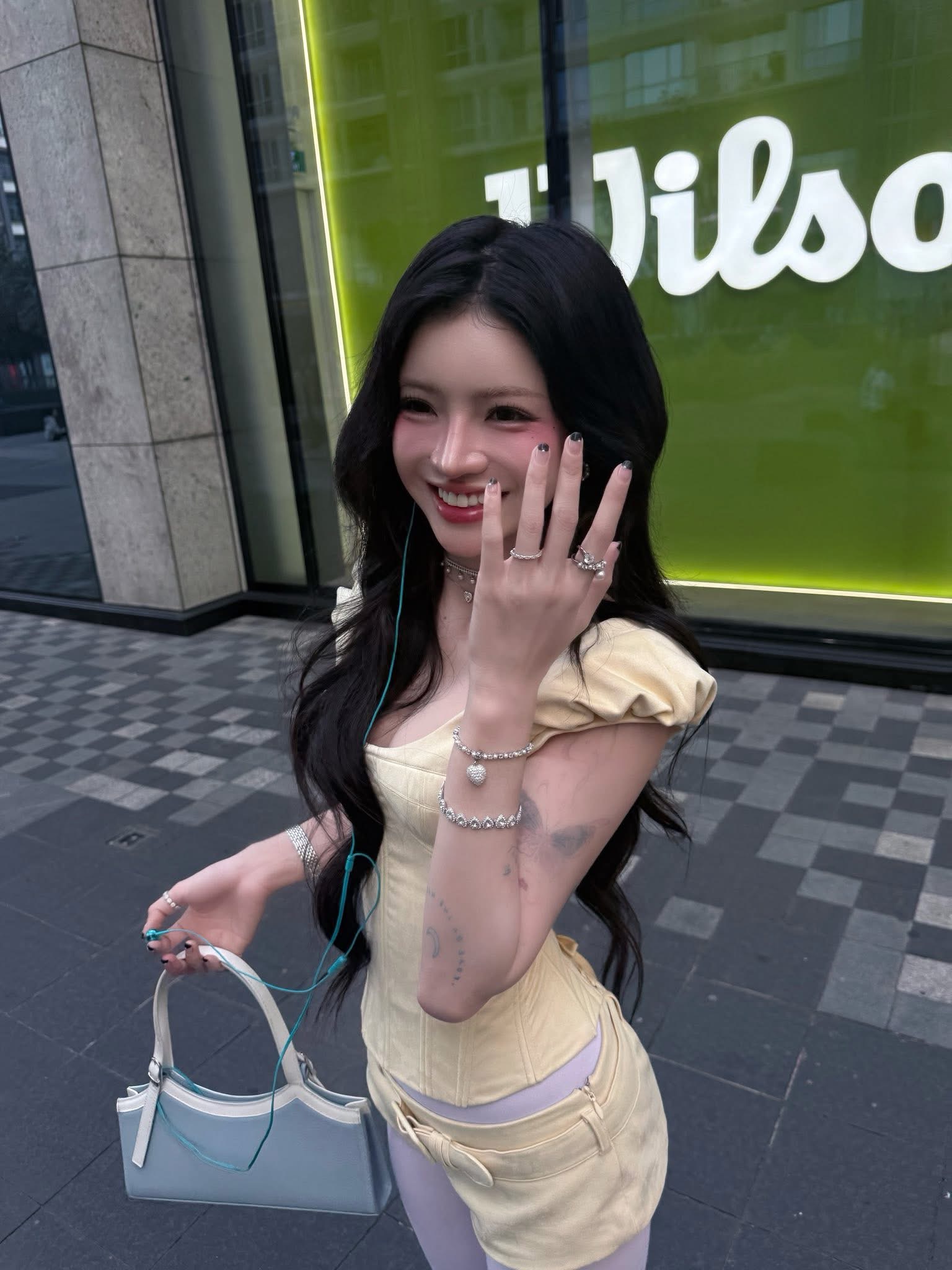 TikTok Star Ciin Stuns in Sleek Tennis Outfit 3 Ciin showing off sporty look
