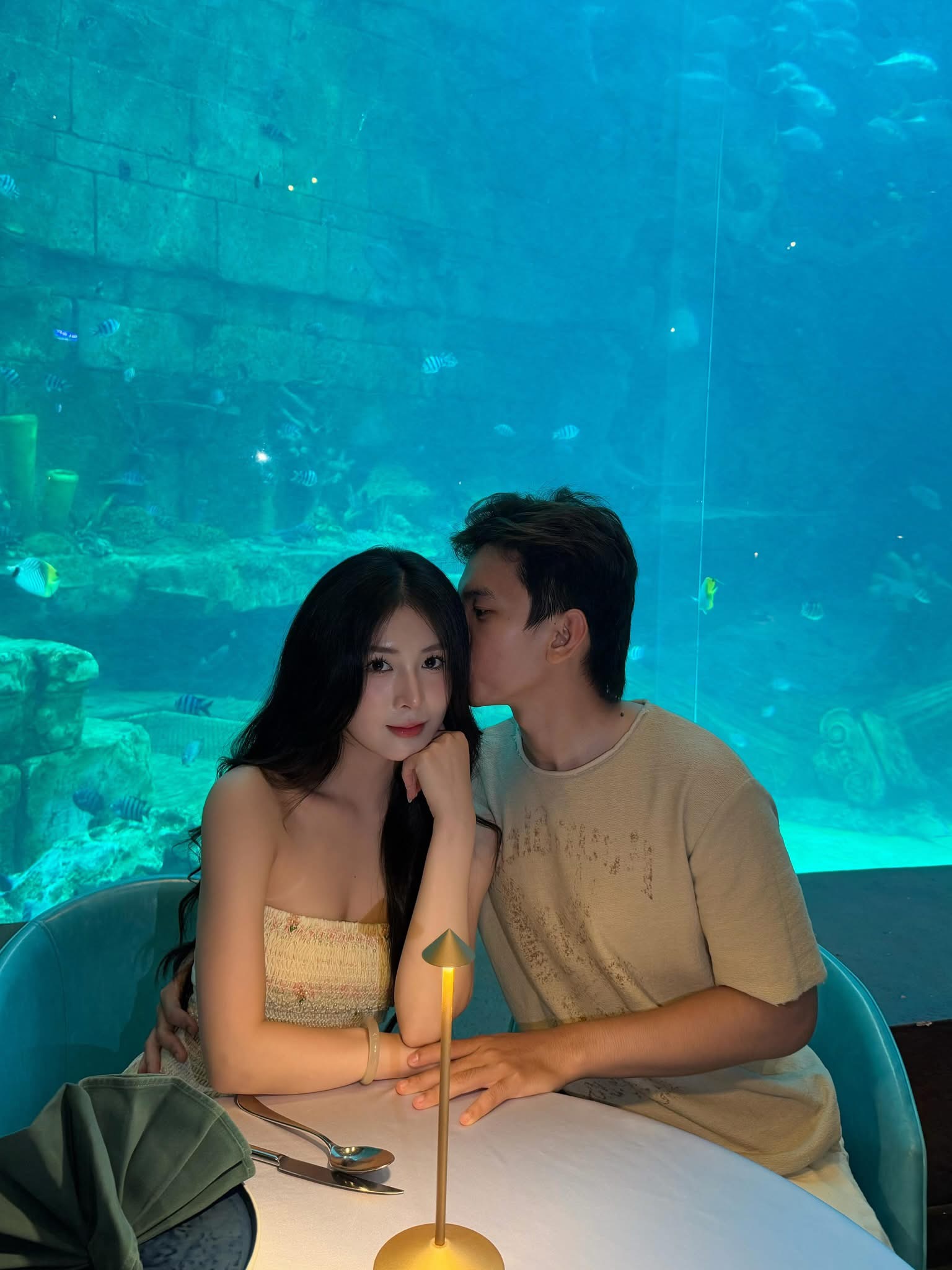 Quỳnh Alee and her boyfriend