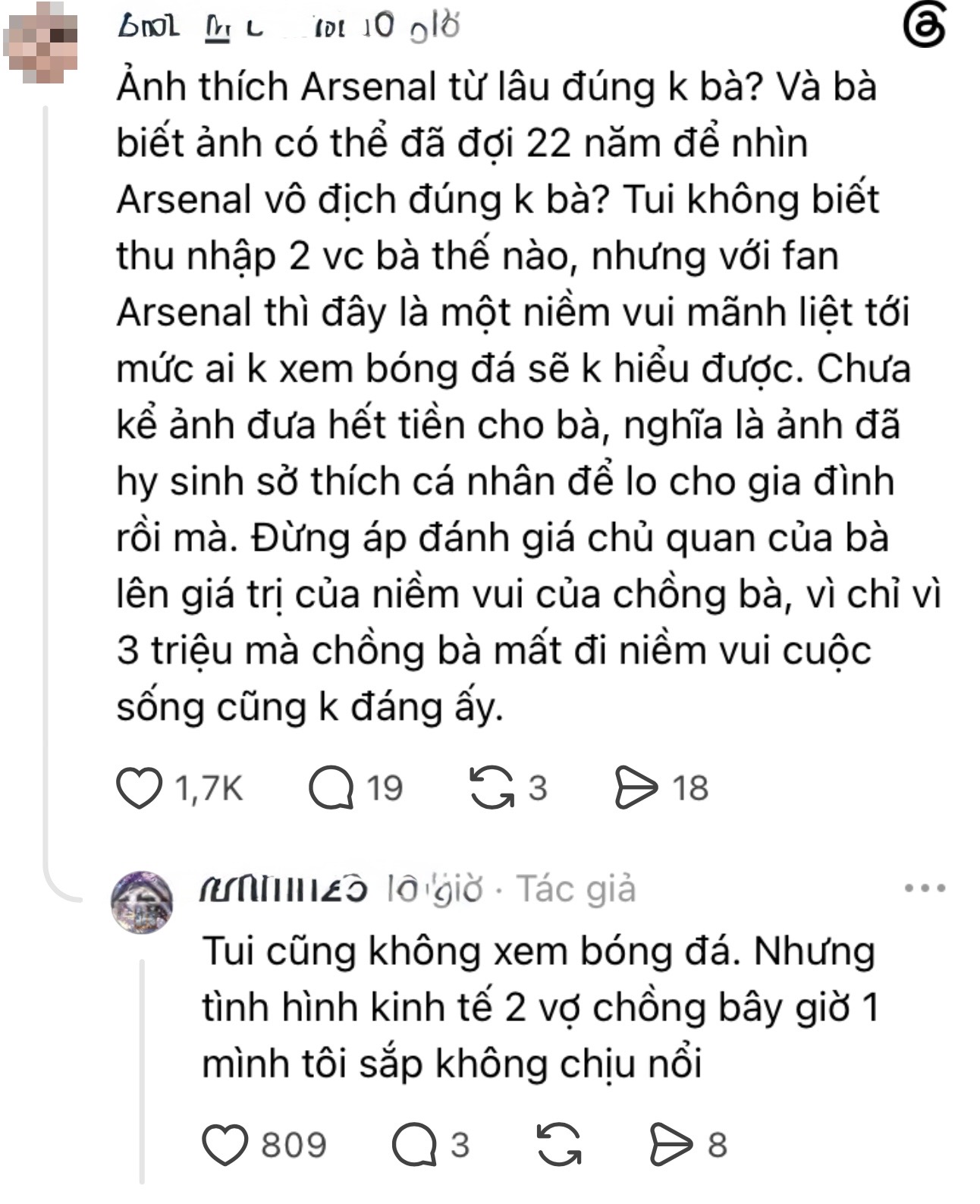 Arsenal fans debate