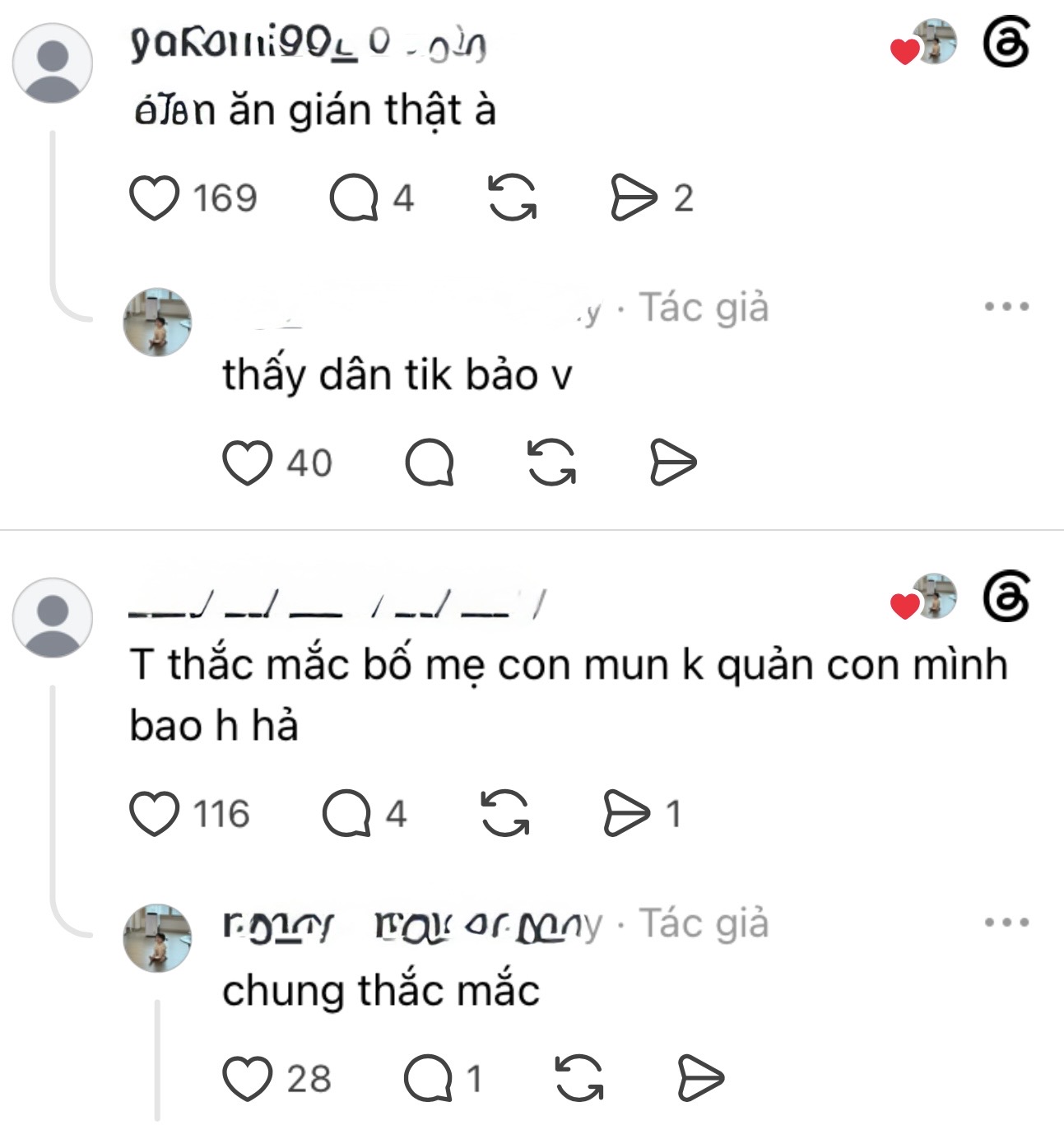 More negative comments on TikTok video