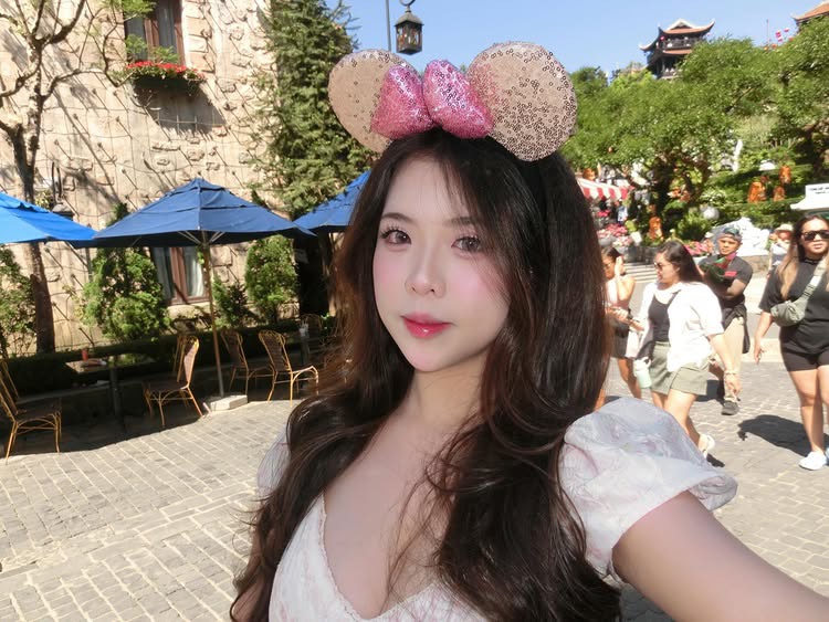 Fashionable girl in casual outfit