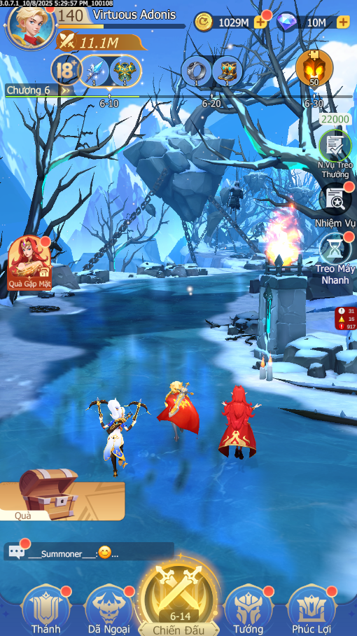 Thần Ma Arena character lineup