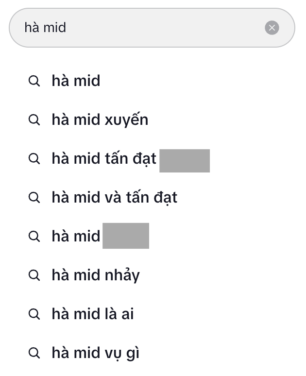 Keywords related to this TikToker group