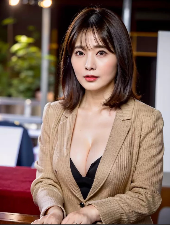 AI female boss with stylish office outfit