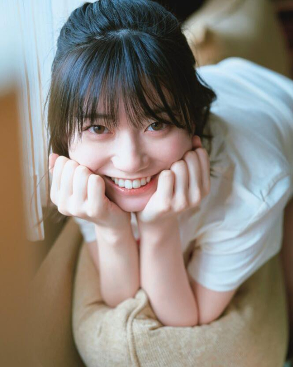 Seto Kanna smiling in casual outfit