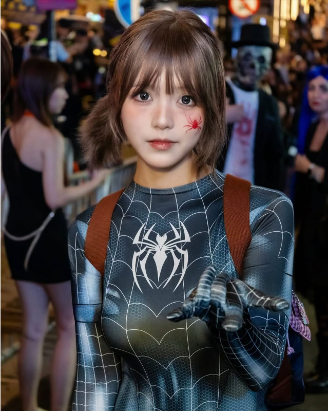 Casual photo of the hot girl behind the cosplay